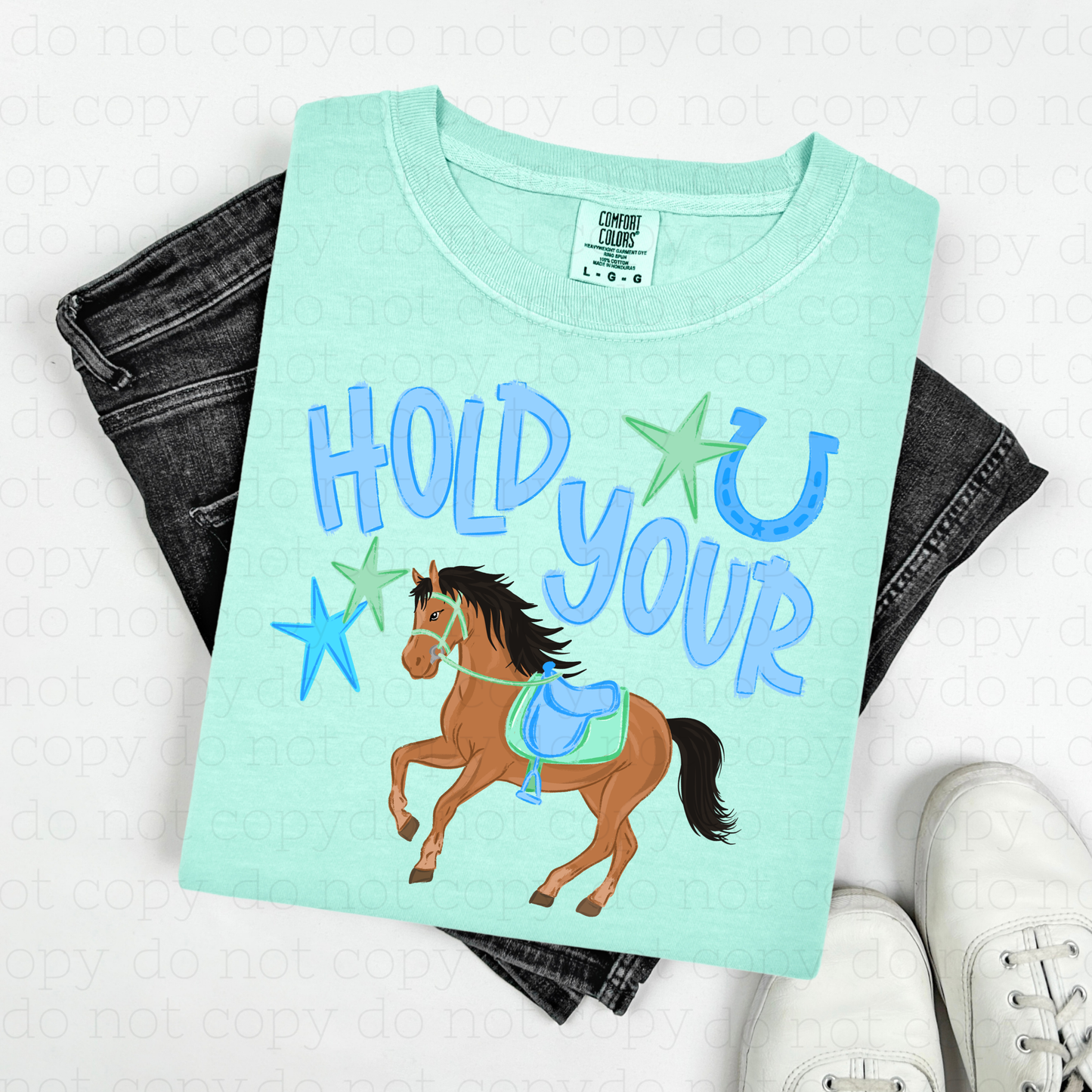 HOLD YOUR - BOY - DTF TRANSFER - Hectic Momma Printing