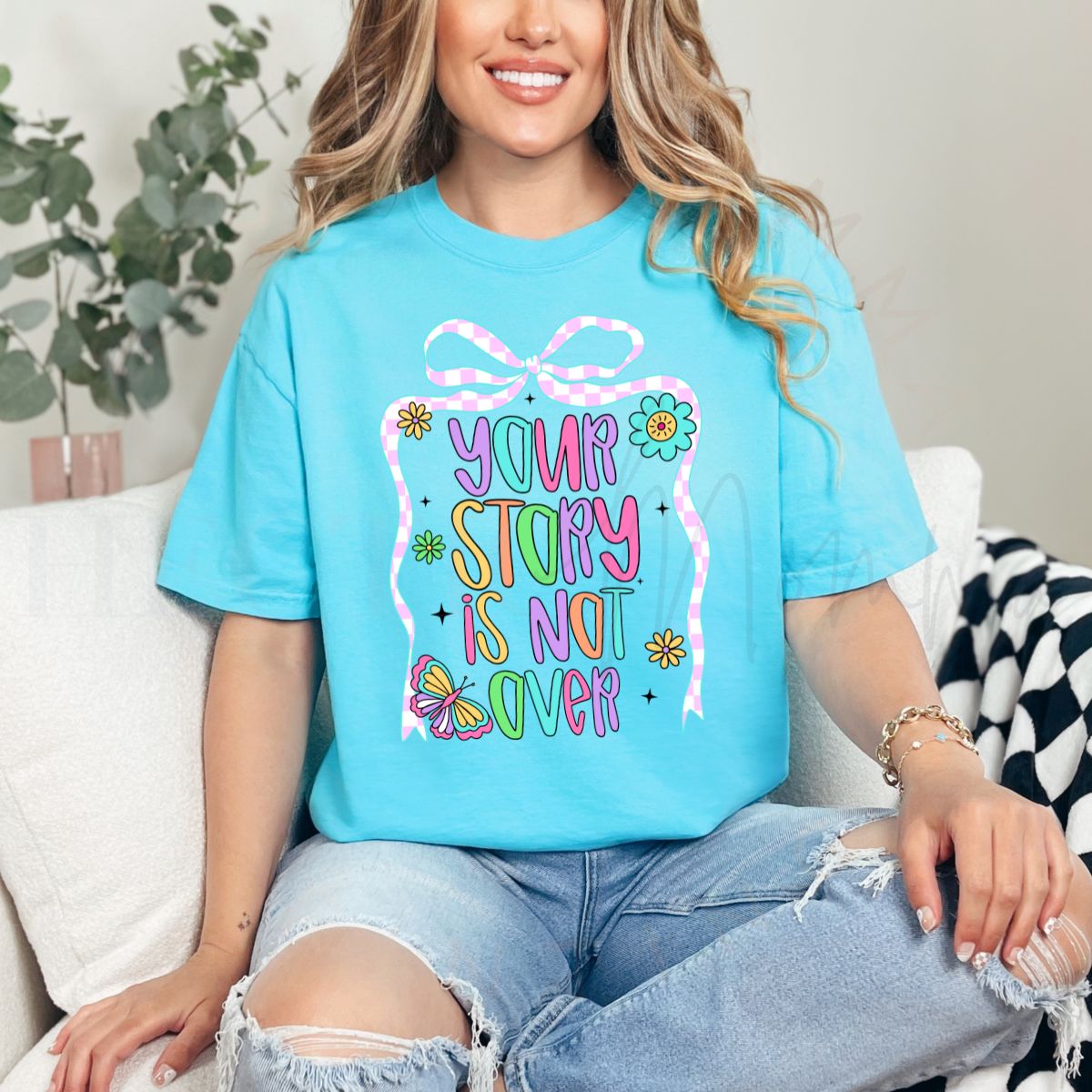 COQUETTE YOUR STORY IS NOT OVER - DTF TRANSFER