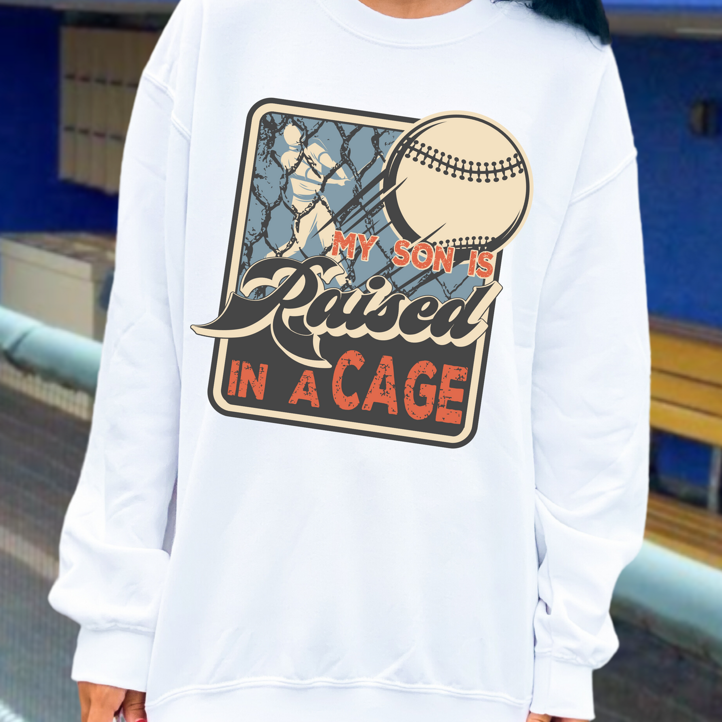 MY SON IS RAISED IN A CAGE- DTF TRANSFER - Hectic Momma Printing