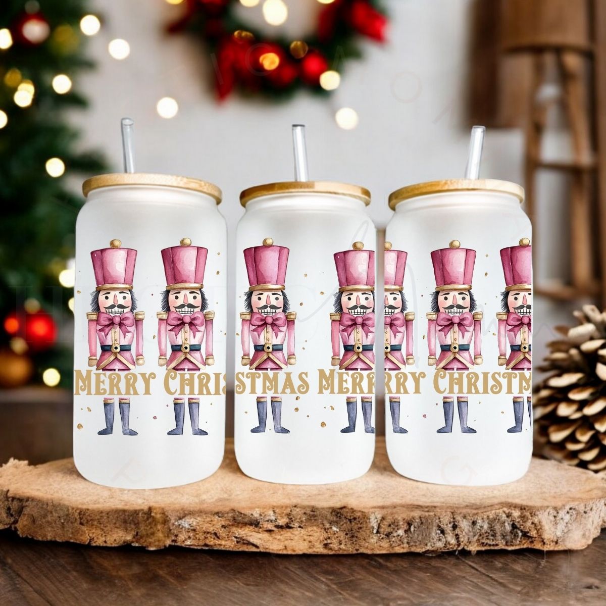 MERRY CHRISTMAS NUTCRACKERS - UV DTF