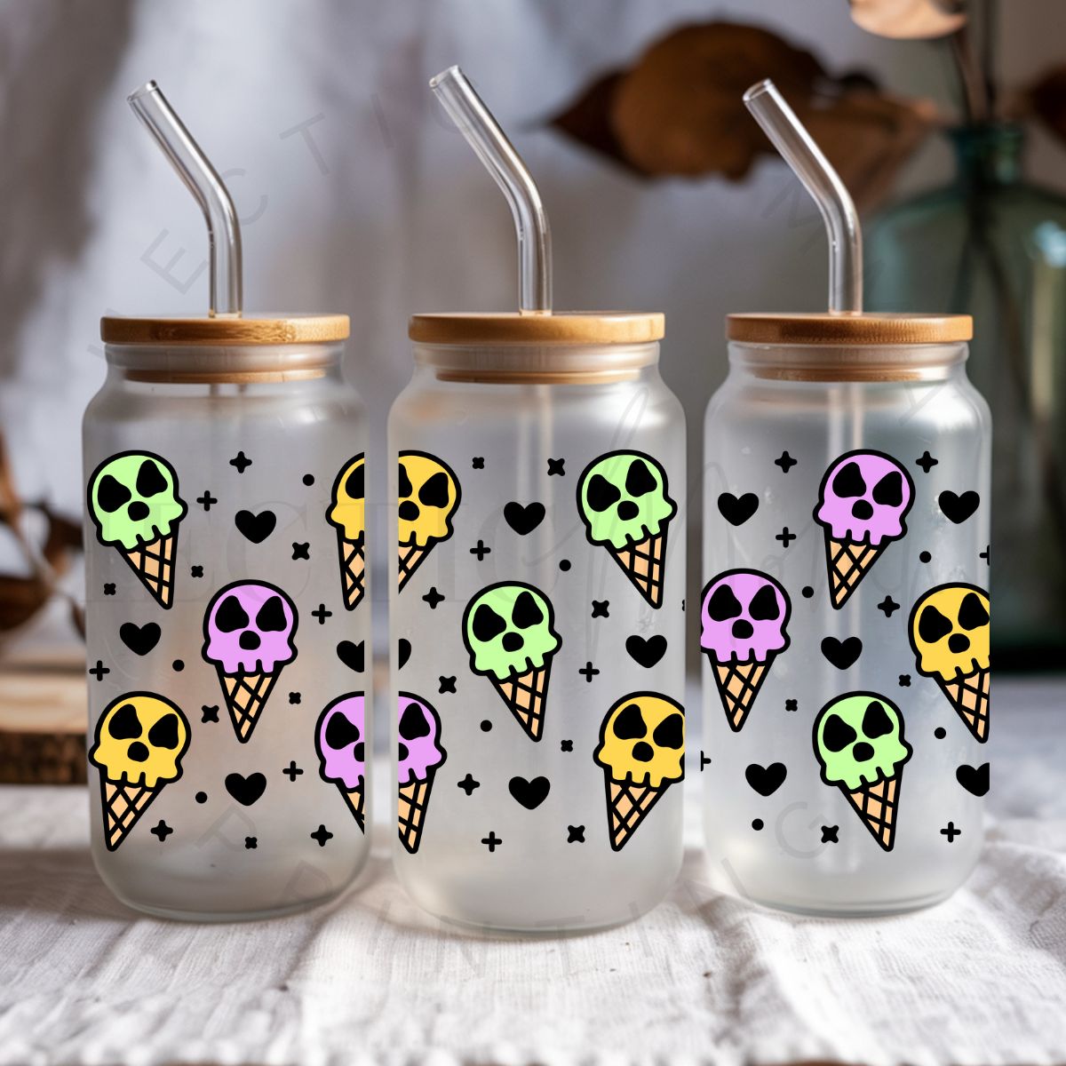 SKELLY ICE CREAMS - UV DTF