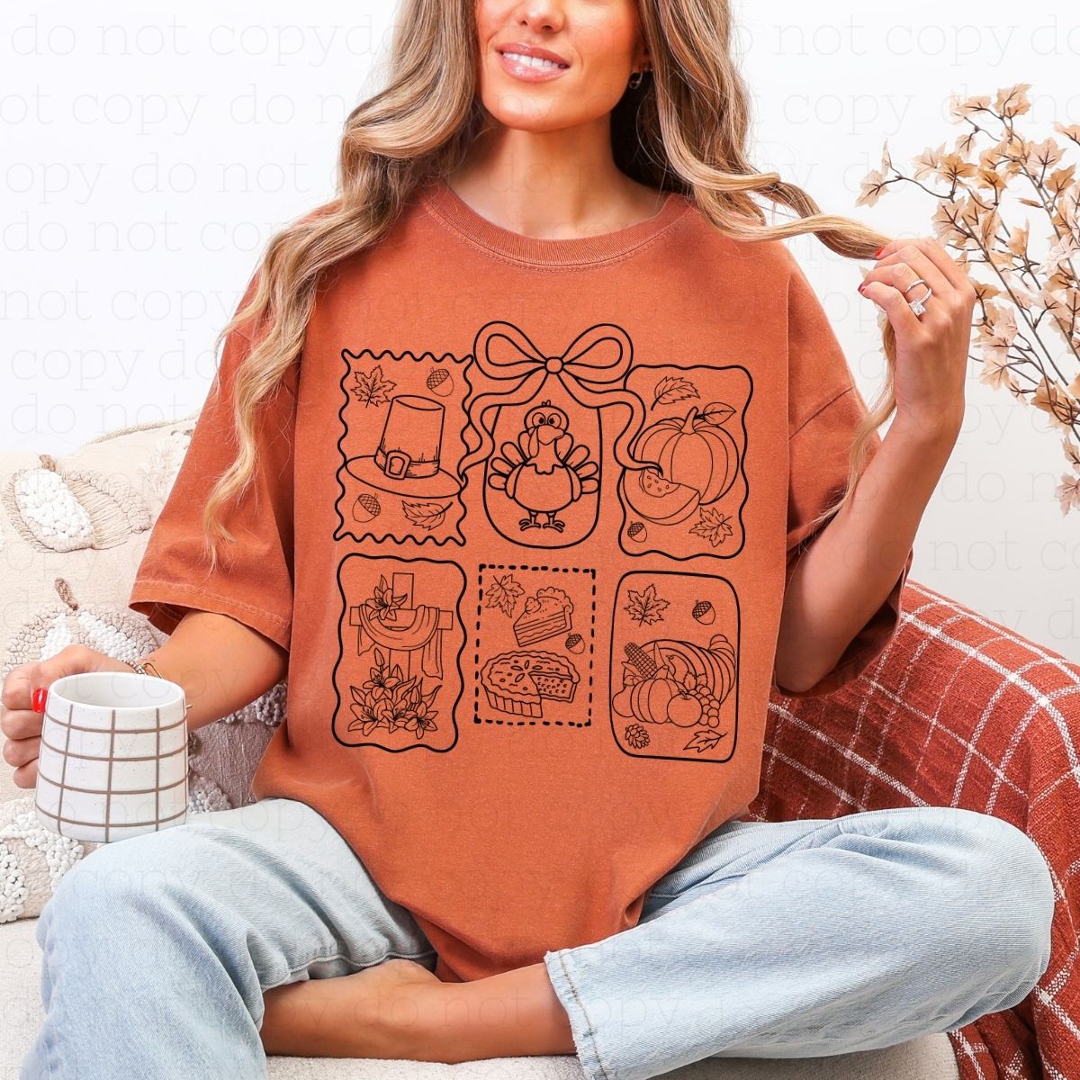 COQUETTE THANKSGIVING FRAMES - DTF TRANSFER