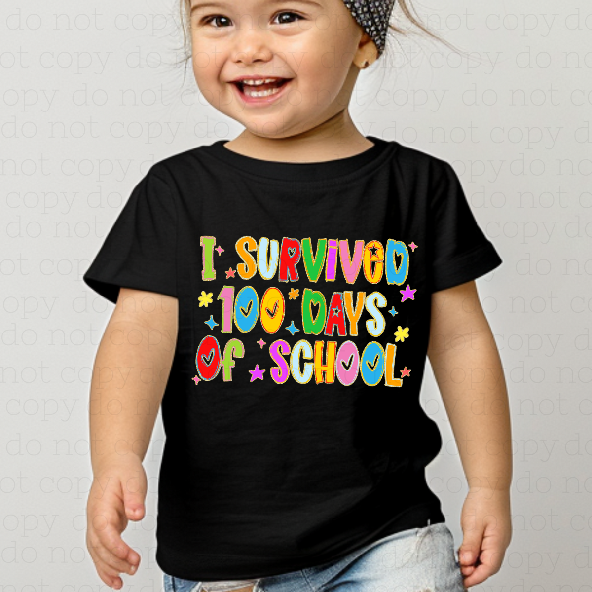 I SURVIVED 100 DAYS OF SCHOOL - DTF TRANSFER