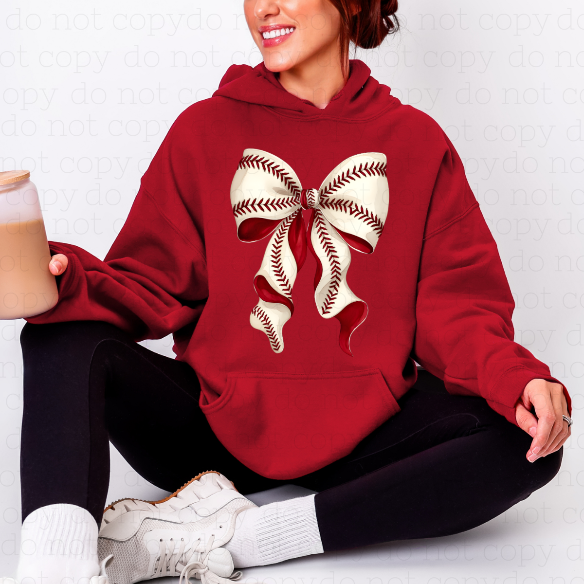 COQUETTE BASEBALL BOW - DTF TRANSFER
