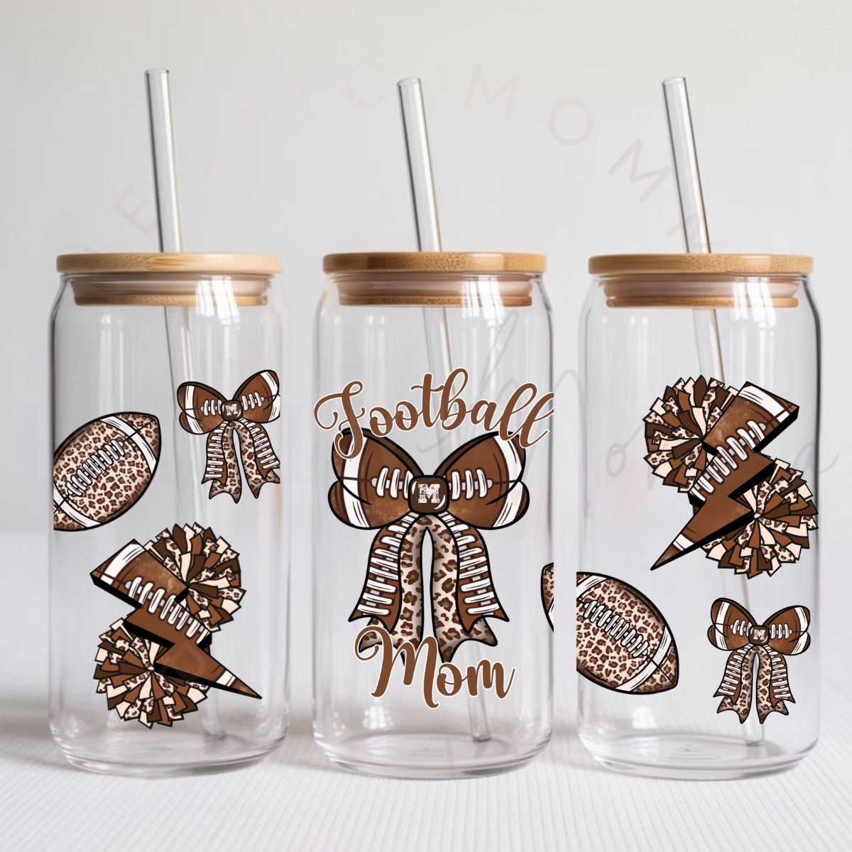 COQUETTE FOOTBALL MOM - UV DTF