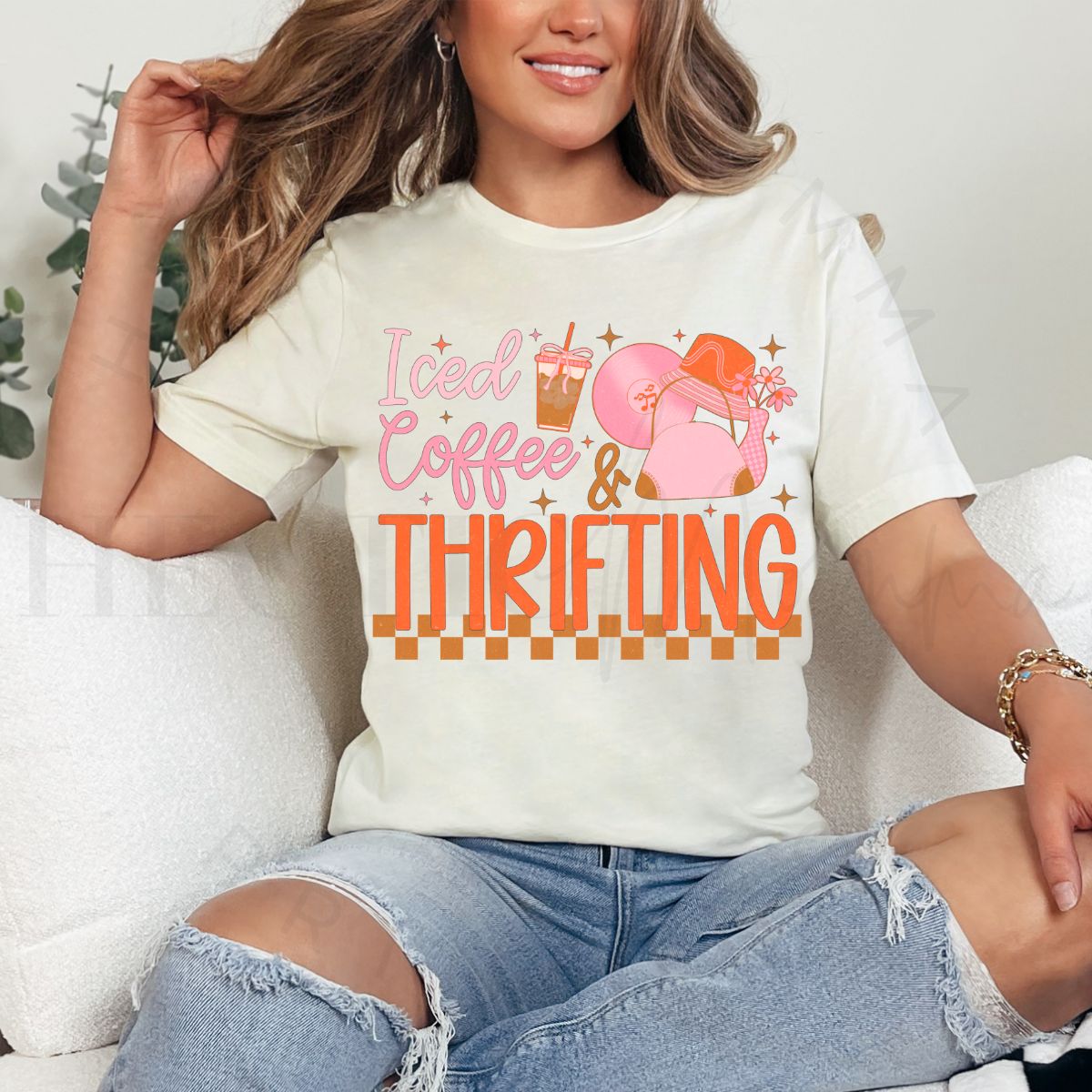 COQUETTE ICED COFFEE & THRIFTING - DTF TRANSFER