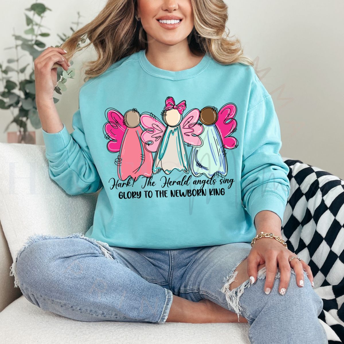 GLORY TO THE NEWBORN KING - DTF TRANSFER