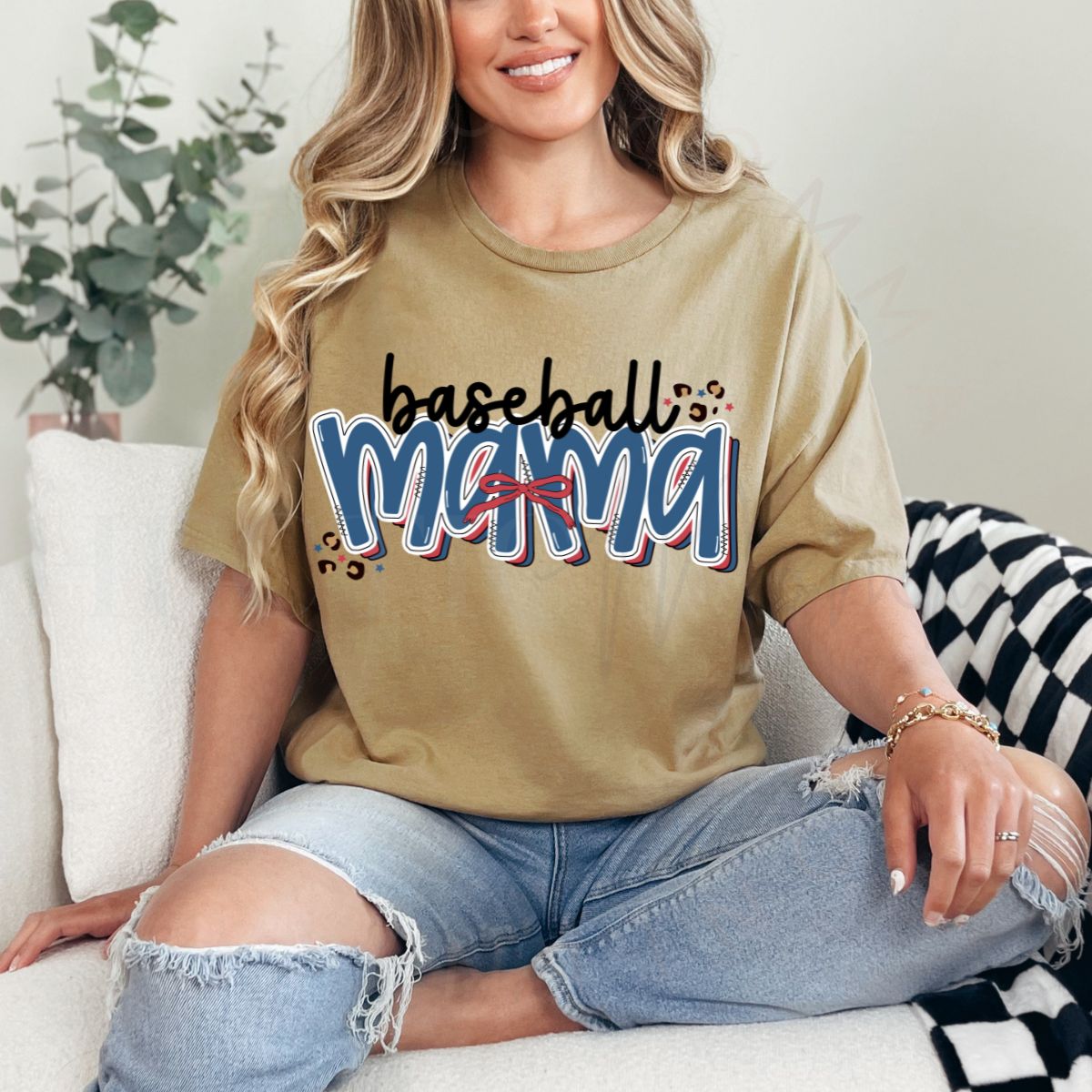 COQUETTE BASEBALL MAMA - DTF TRANSFER