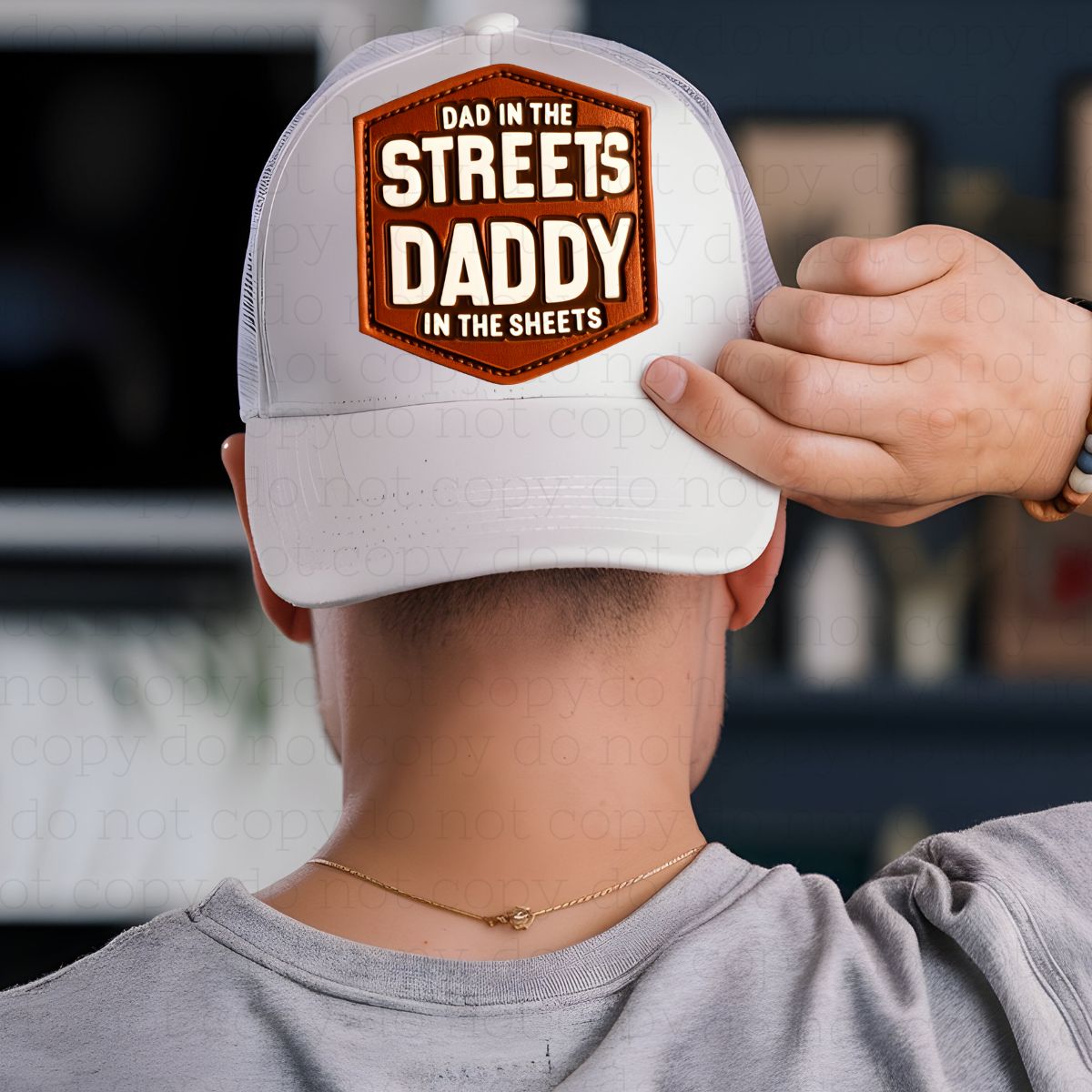 DAD IN THE STREETS *FAUX EMBROIDERY/PATCH* - DTF TRANSFER