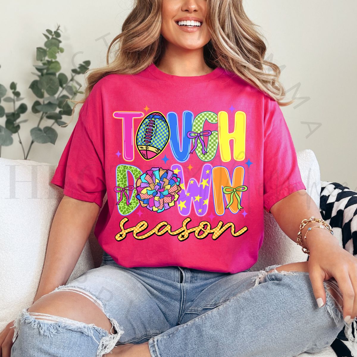 COQUETTE TOUCH DOWN SEASON - DTF TRANSFER