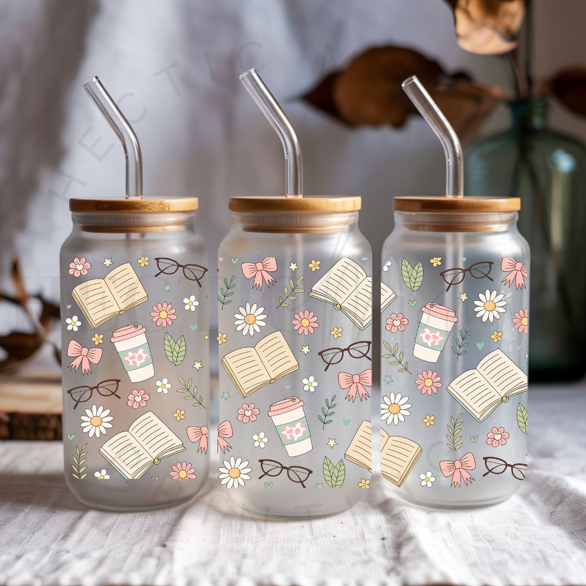 COQUETTE COFFEE & READING - UV DTF