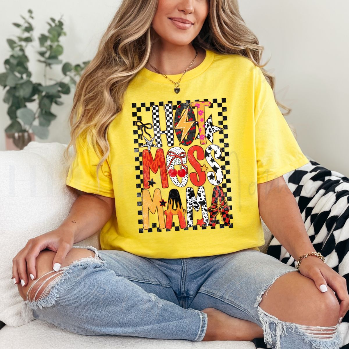 COQUETTE HOT MESS MAMA - DTF TRANSFER