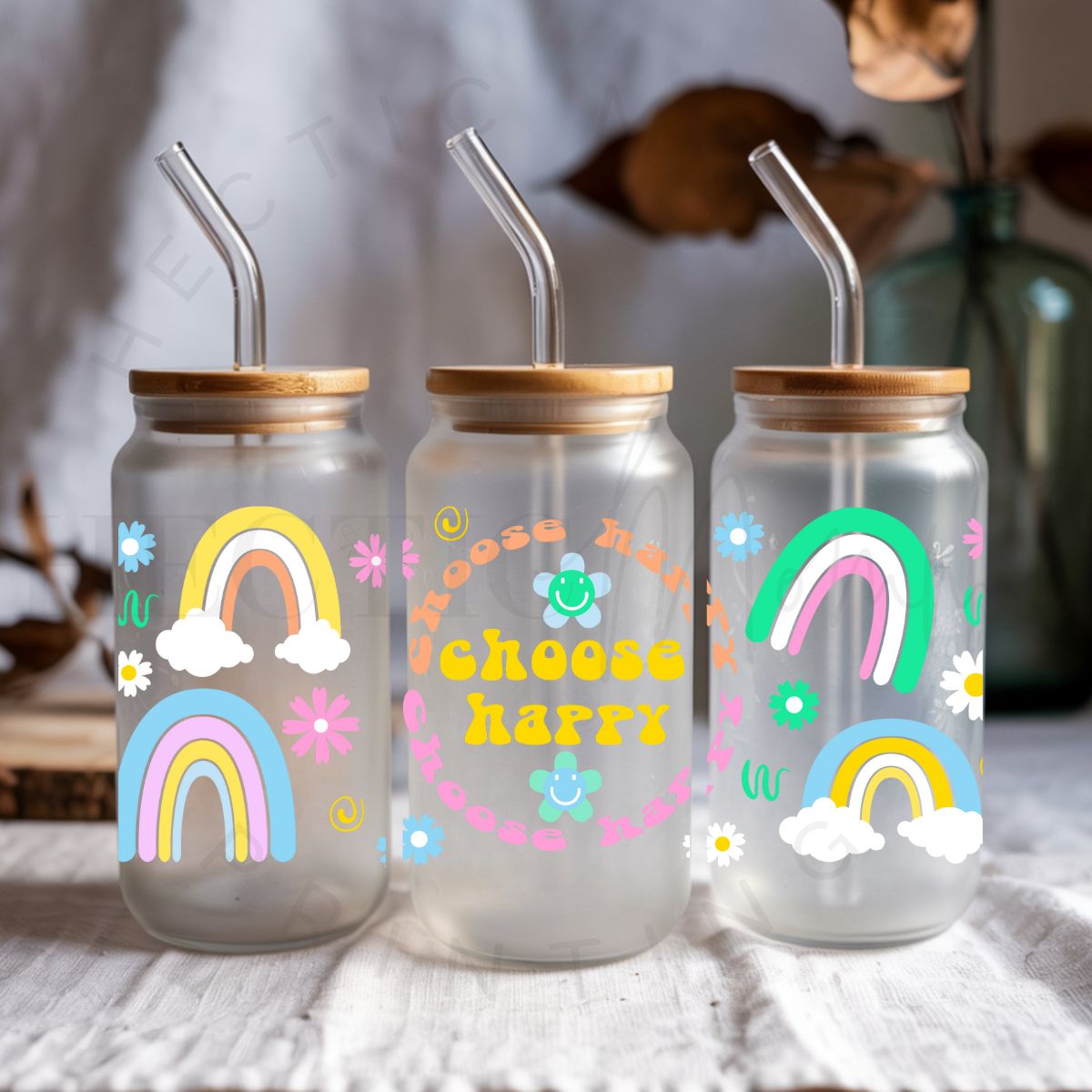 CHOOSE HAPPY - UV DTF