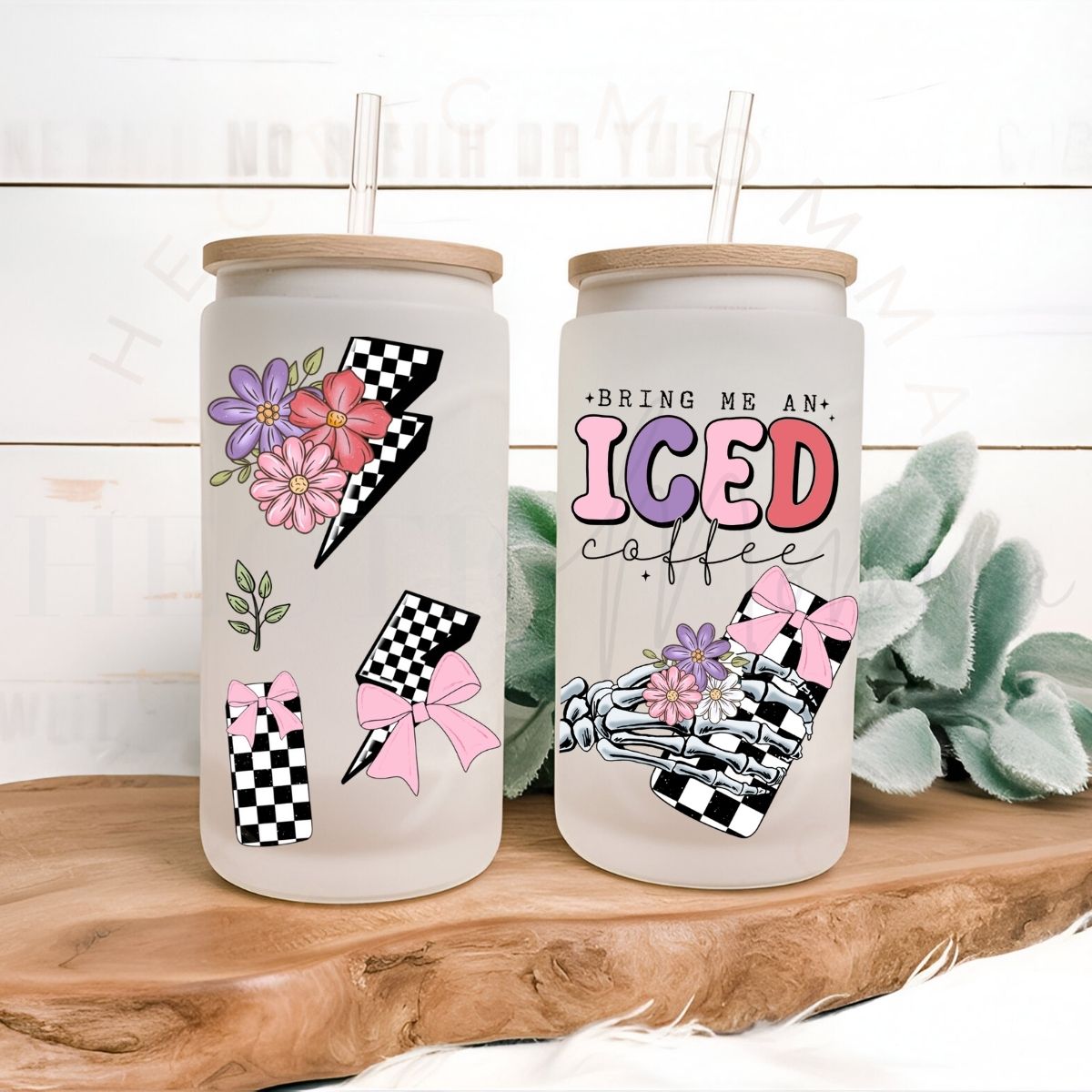 COQUETTE BRING ME AN ICED COFFEE - UV DTF