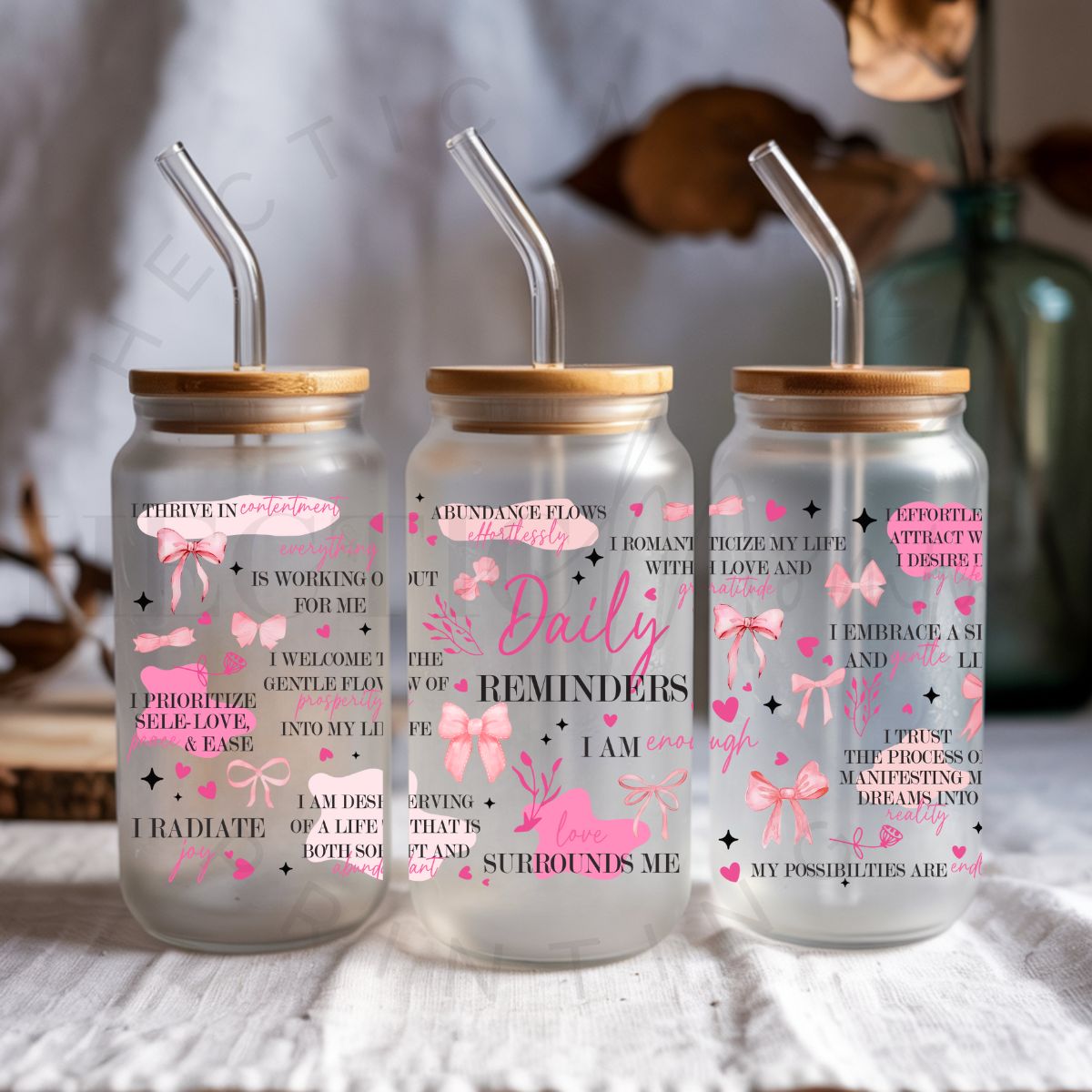 COQUETTE DAILY REMINDERS - UV DTF