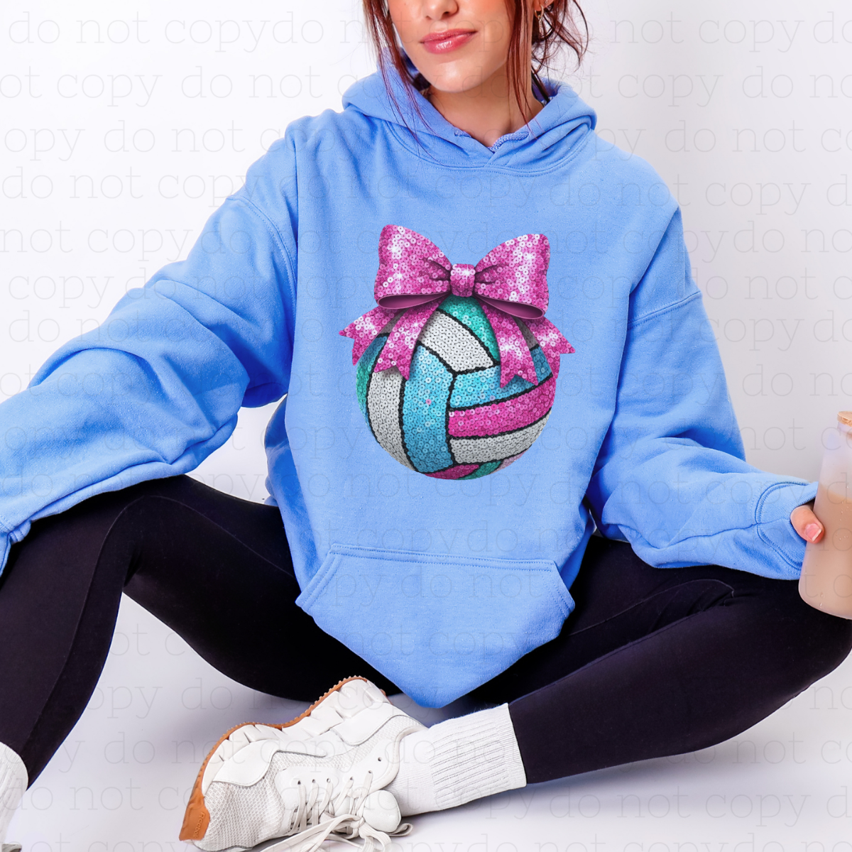 COQUETTE VOLLEYBALL - FAUX SEQUIN - DTF TRANSFER