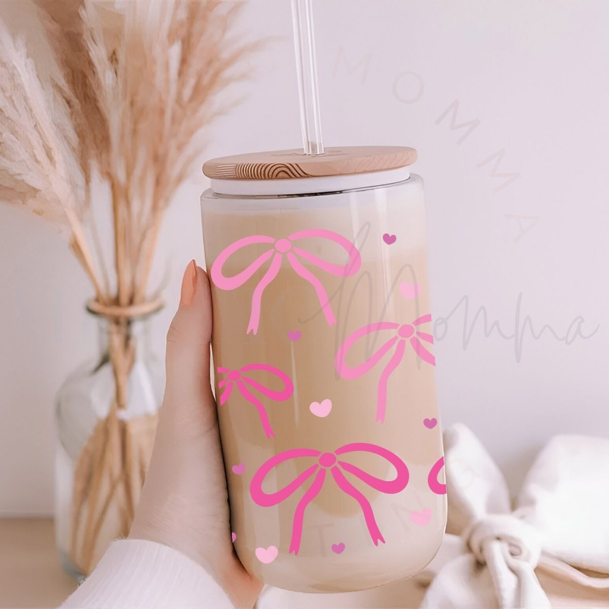 COQUETTE PINK BOWS - UV DTF