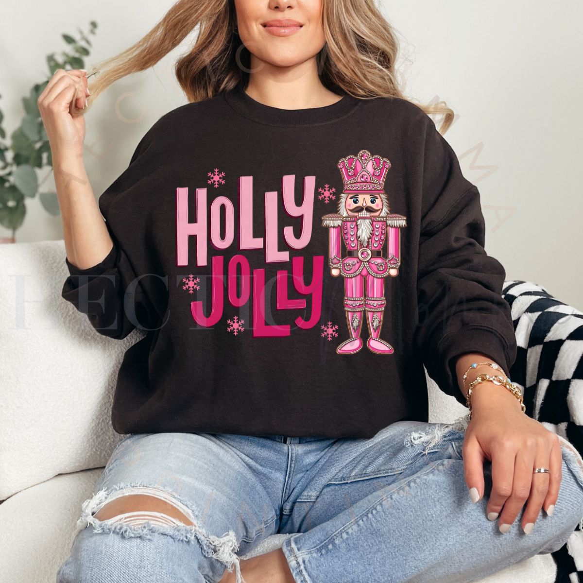 HOLLY JOLLY - DTF TRANSFER