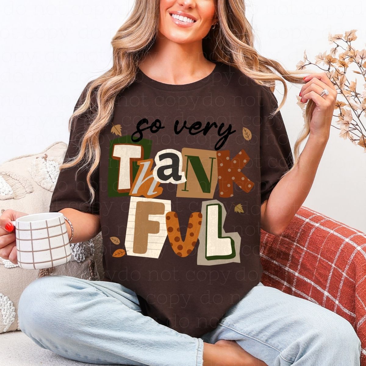 SO VERY THANKFUL - DTF TRANSFER