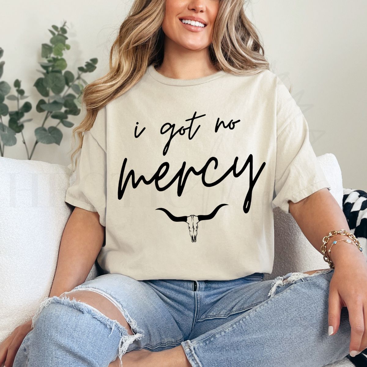 I GOT NO MERCY - DTF TRANSFER - Hectic Momma Printing