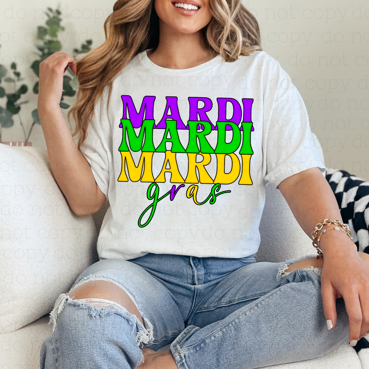 MARDI MARDI MARDI GRAS - DTF TRANSFER