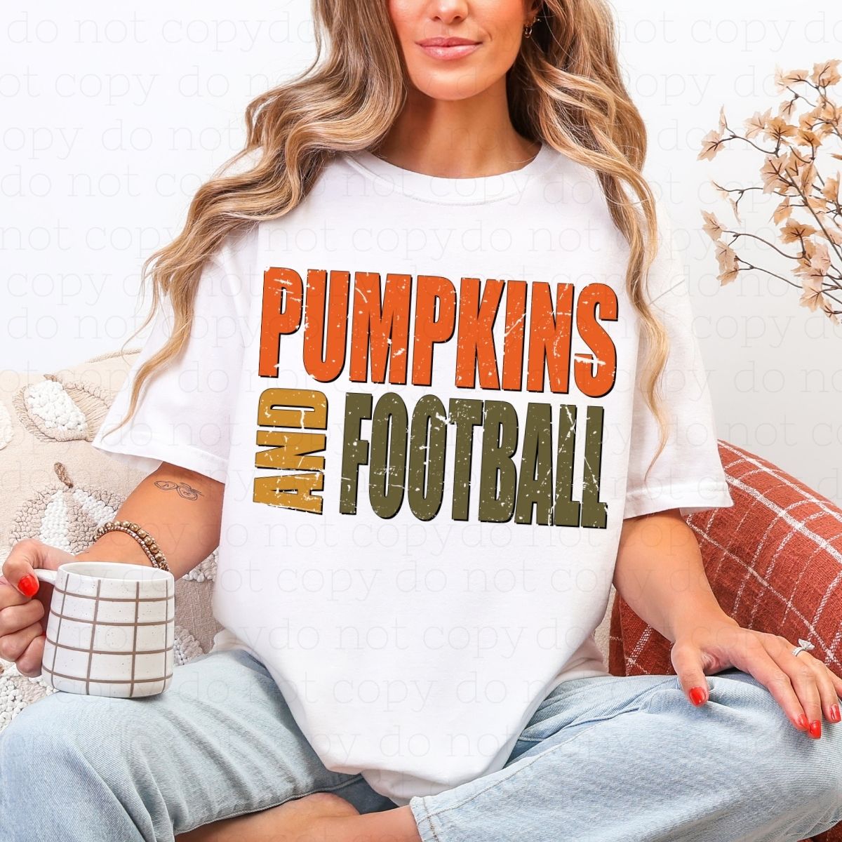 PUMPKINS AND FOOTBALL - DTF TRANSFER