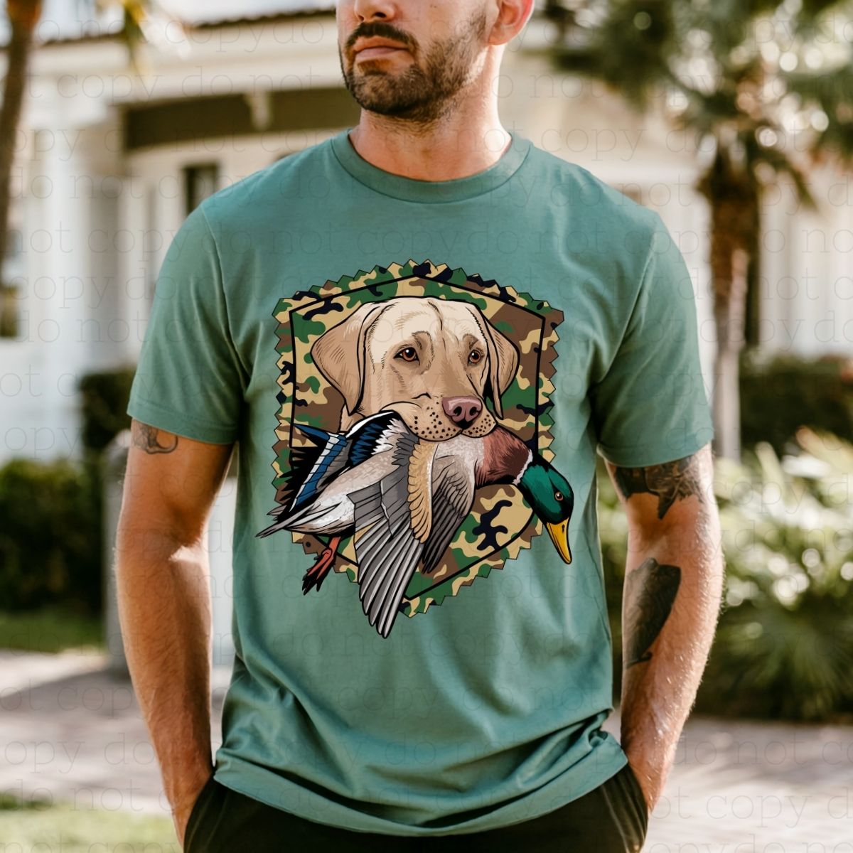HUNTING DOG WITH DUCK - DTF TRANSFER