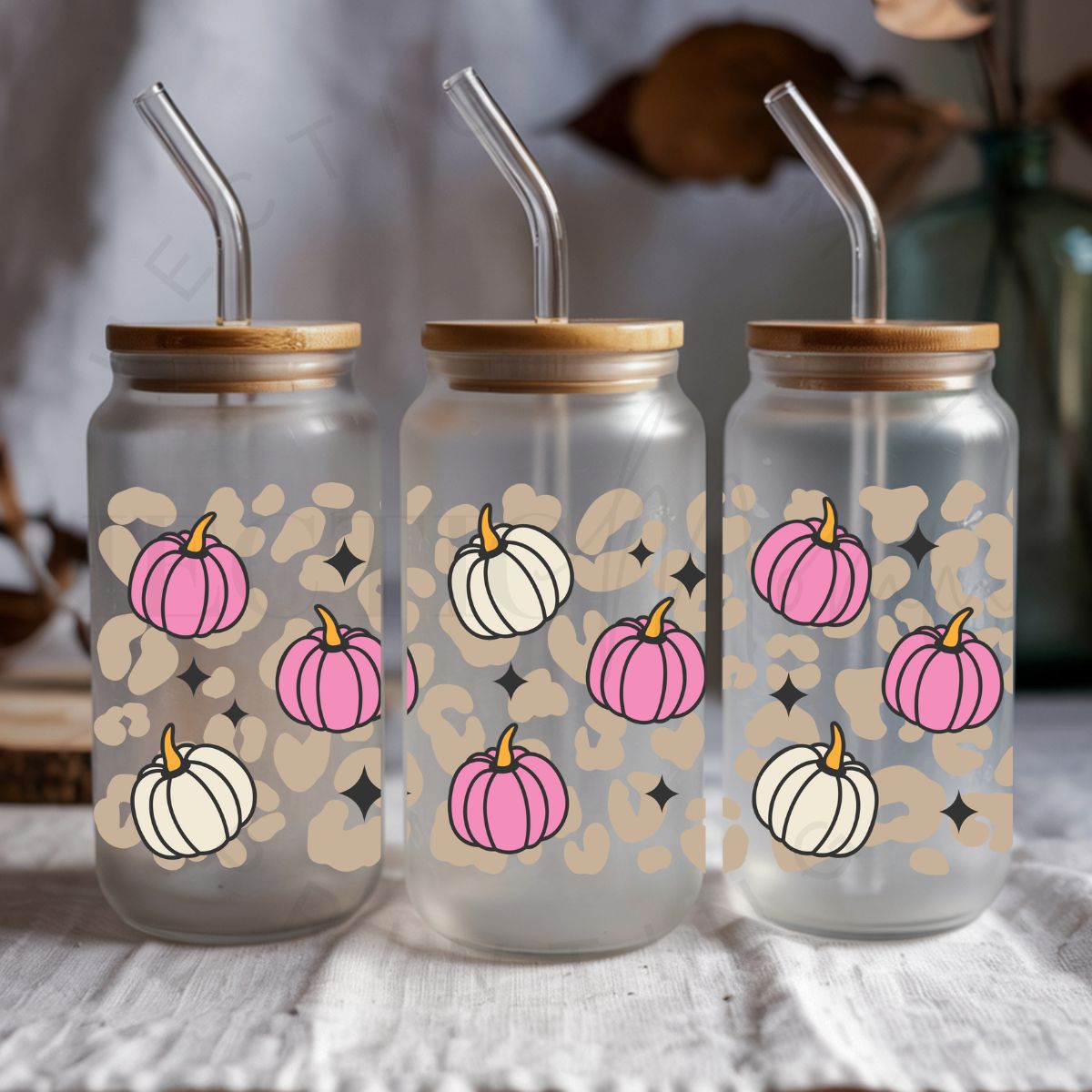 NEUTRAL PUMPKINS - UV DTF