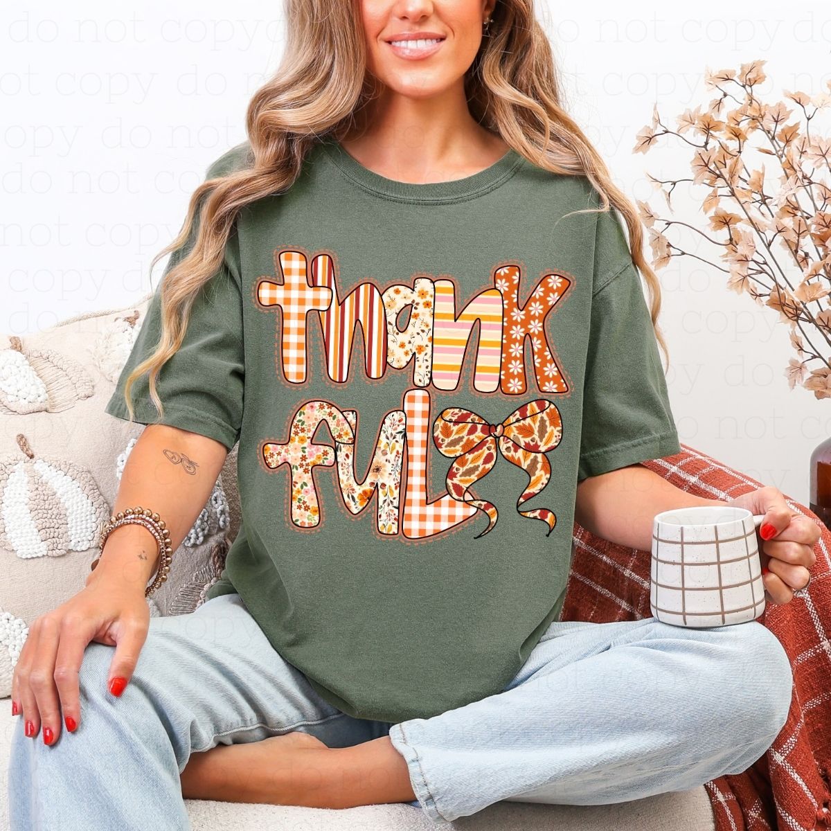 COQUETTE THANKFUL - DTF TRANSFER