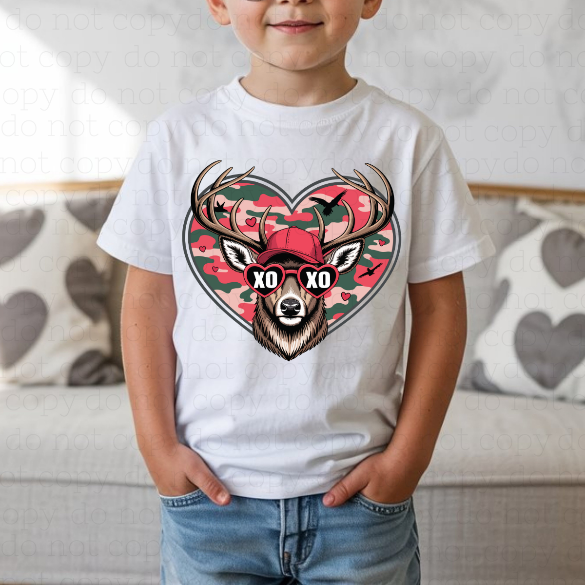 XOXO DEER - DTF TRANSFER - Hectic Momma Printing
