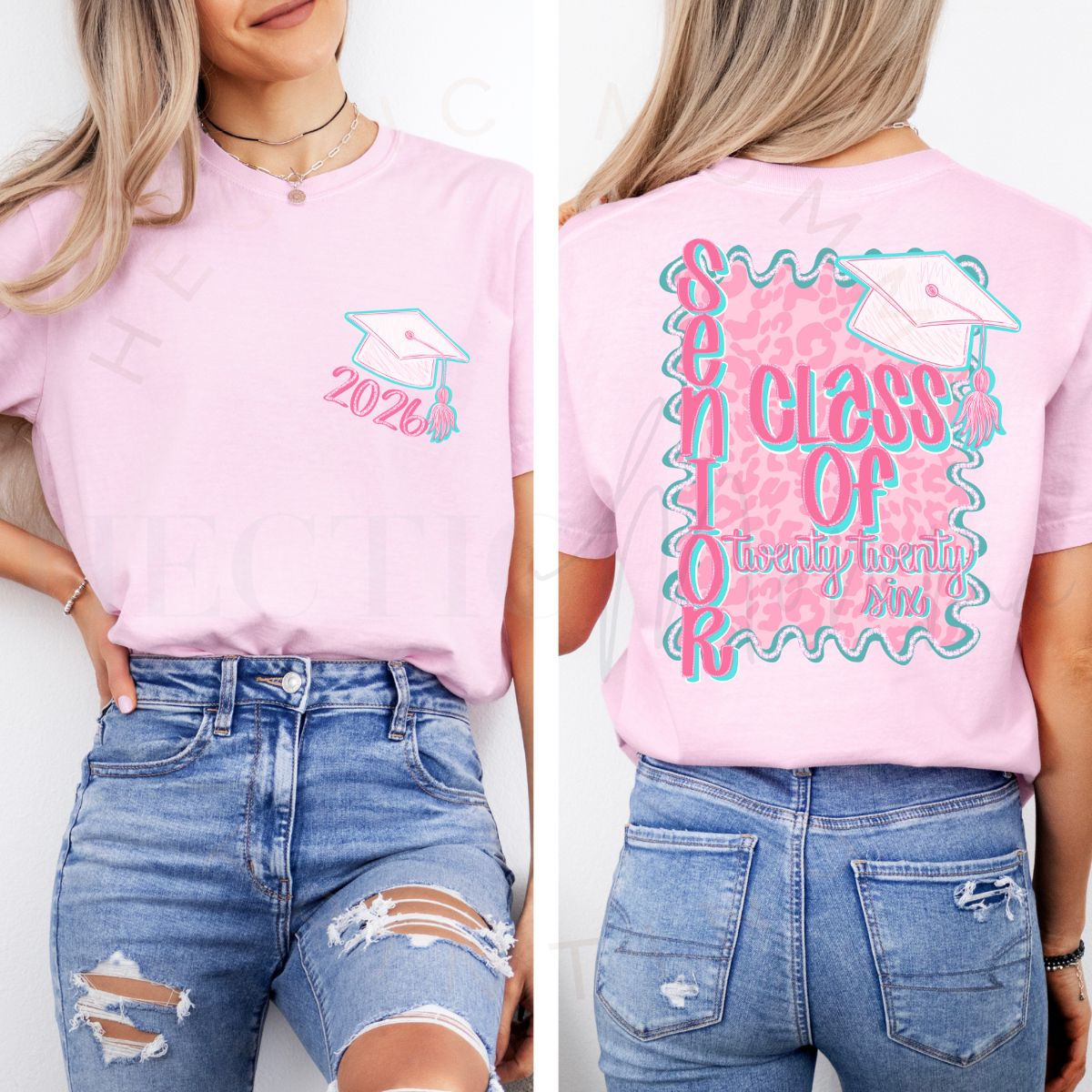 SENIOR CLASS OF 2026 - FRONT & BACK - DTF TRANSFER