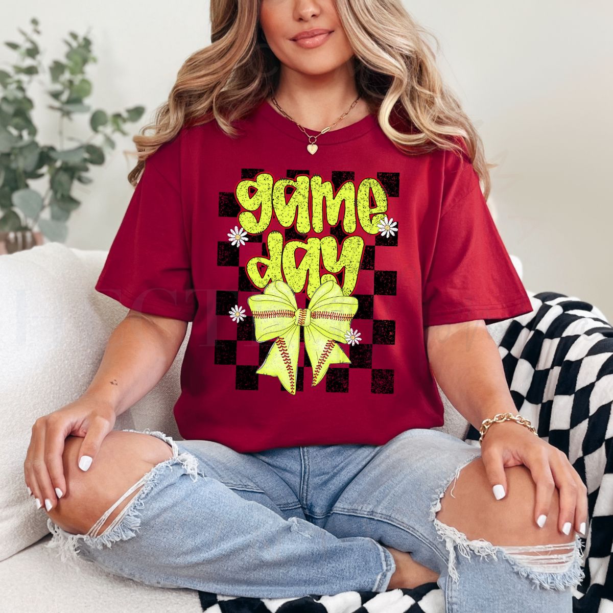 COQUETTE SOFTBALL GAME DAY - DTF TRANSFER