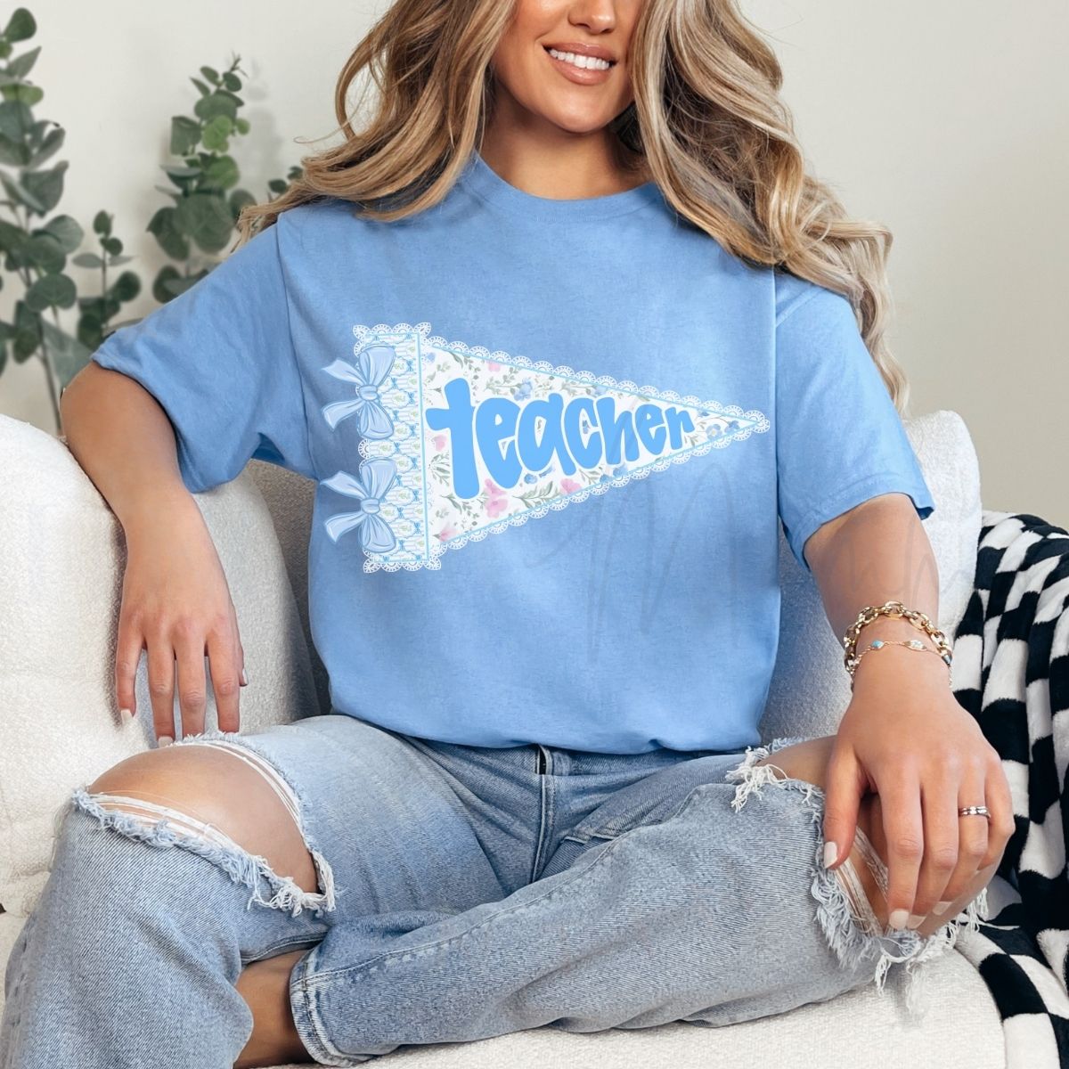 COQUETTE TEACHER - DTF TRANSFER - Hectic Momma Printing