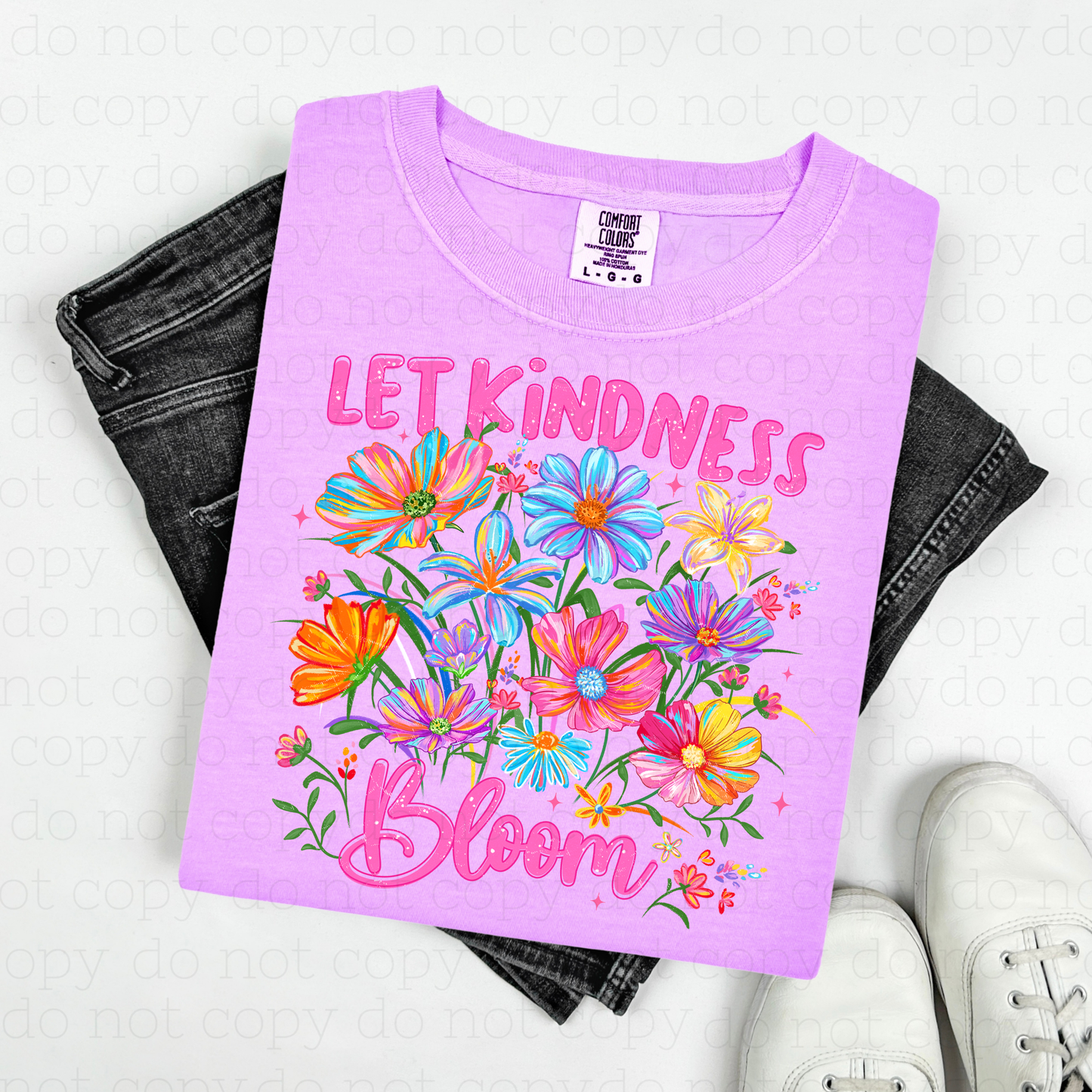 LET KINDNESS BLOOM - DTF TRANSFER