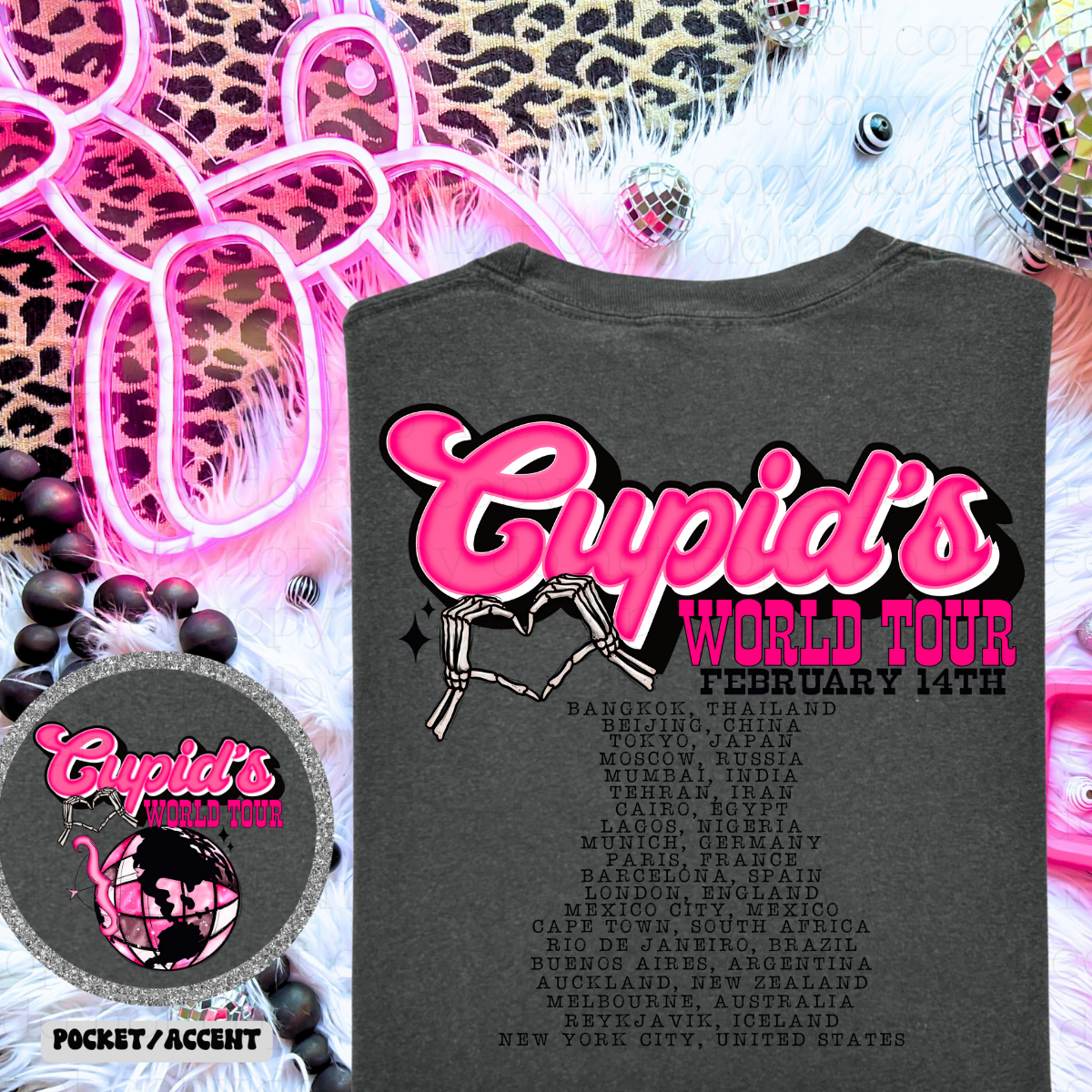CUPID'S WORLD TOUR - FRONT+BACK - DTF TRANSFER