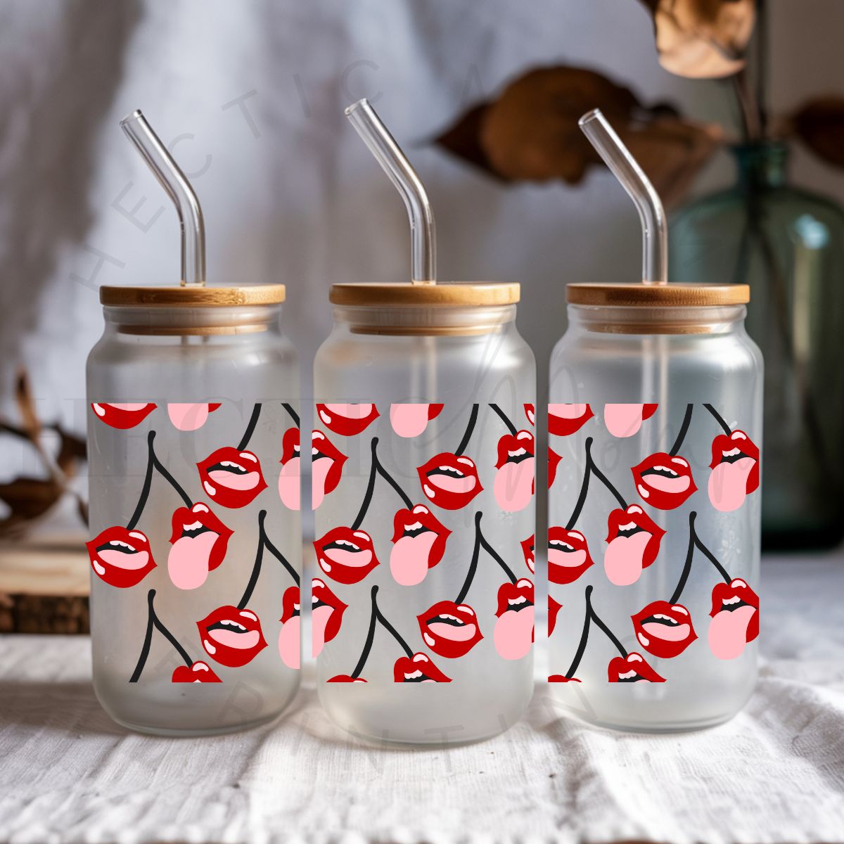 CHERRY LIPS - UV DTF