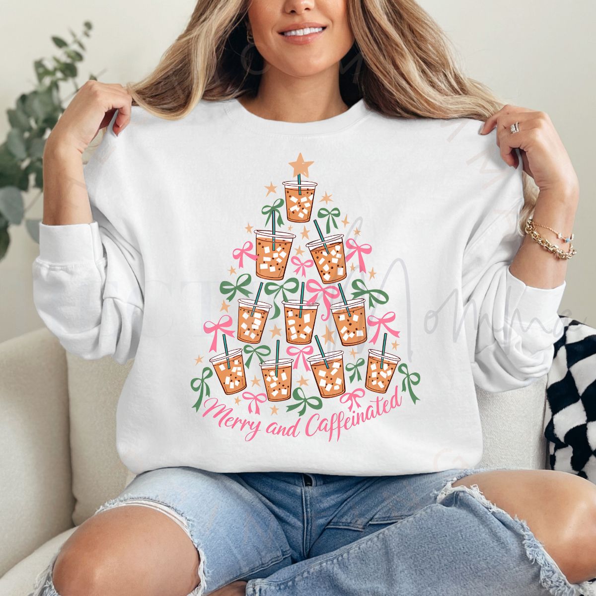 COQUETTE MERRY AND CAFFEINATED - DTF TRANSFER