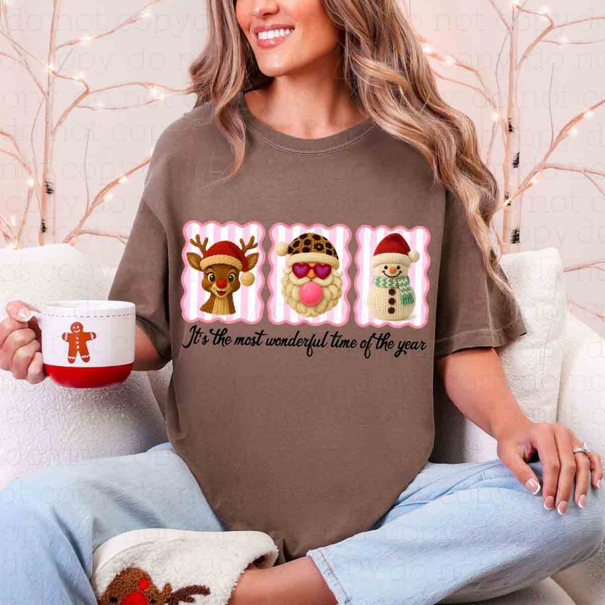 IT'S THE MOST WONDERFUL TIME OF THE YEAR *FAUX YARN* - DTF TRANSFER