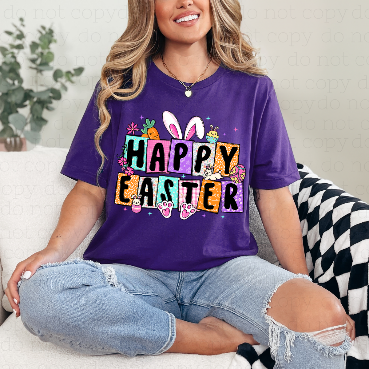 HAPPY EASTER - DTF TRANSFER