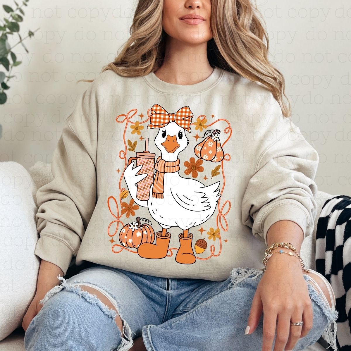 COQUETTE FALL GOOSE - DTF TRANSFER