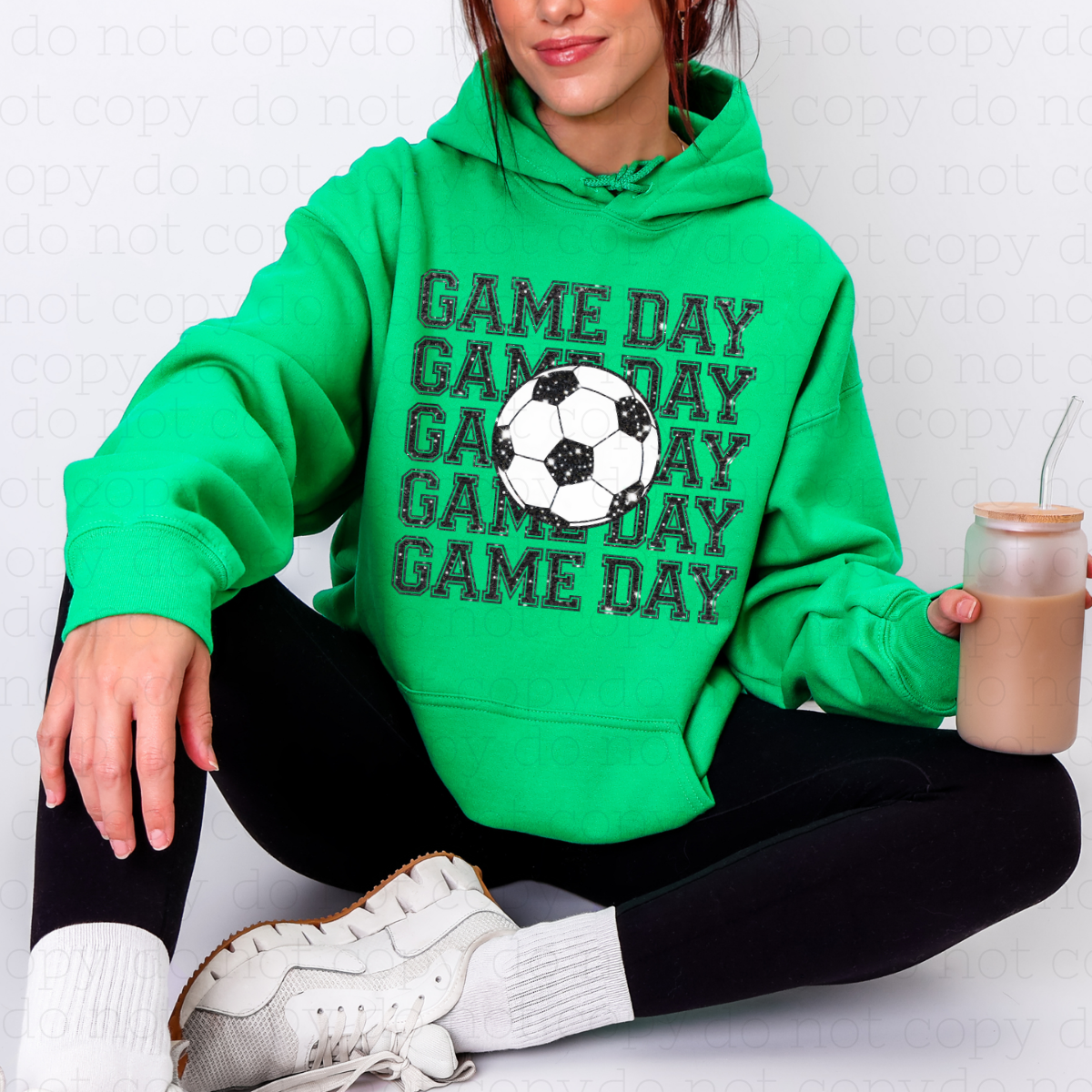 GAME DAY SOCCER BALL - DTF TRANSFER - Hectic Momma Printing