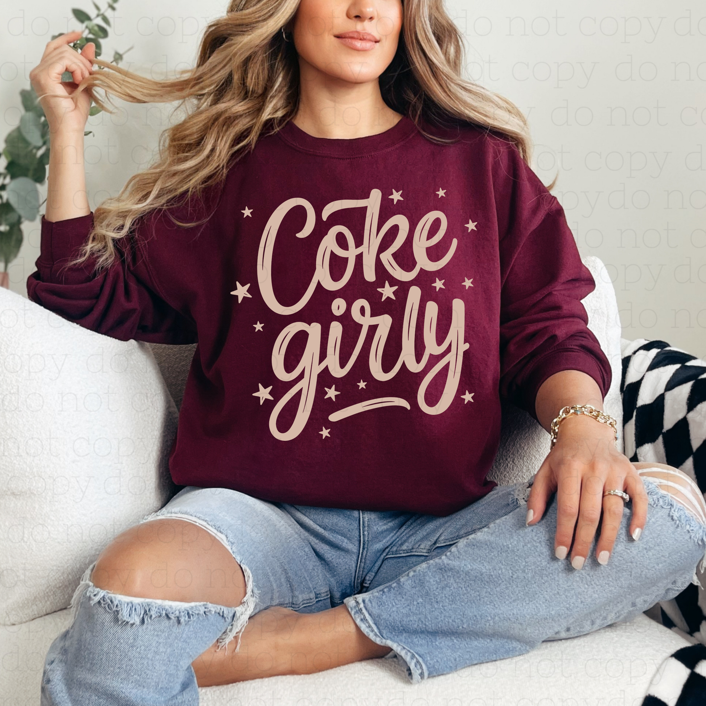 COKE GIRLY - DTF TRANSFER - Hectic Momma Printing