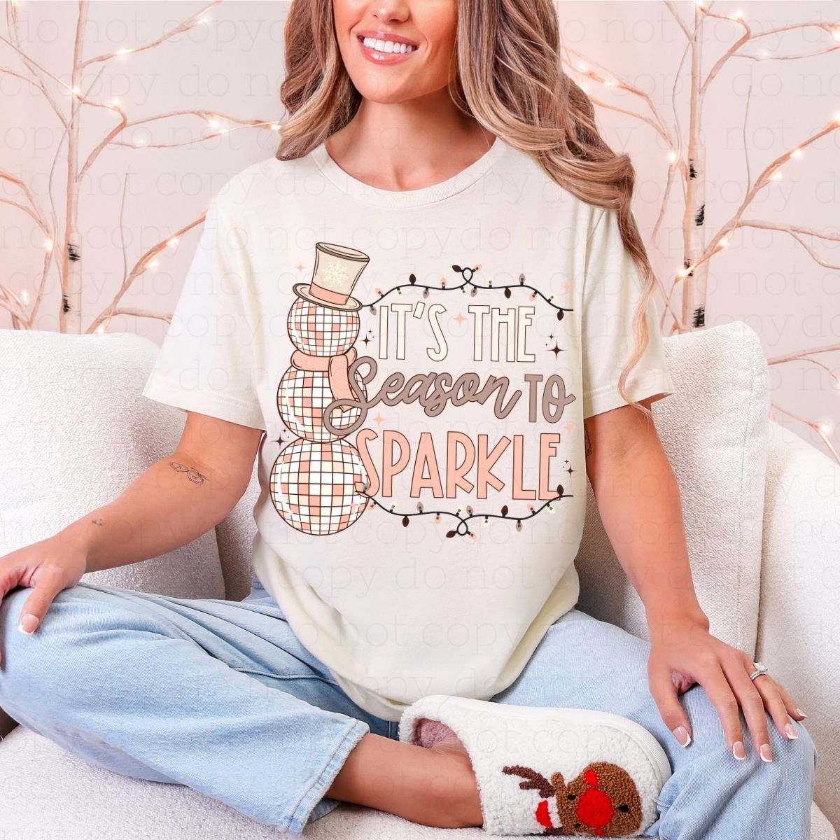 TIS THE SEASON TO SPARKLE - DTF TRANSFER