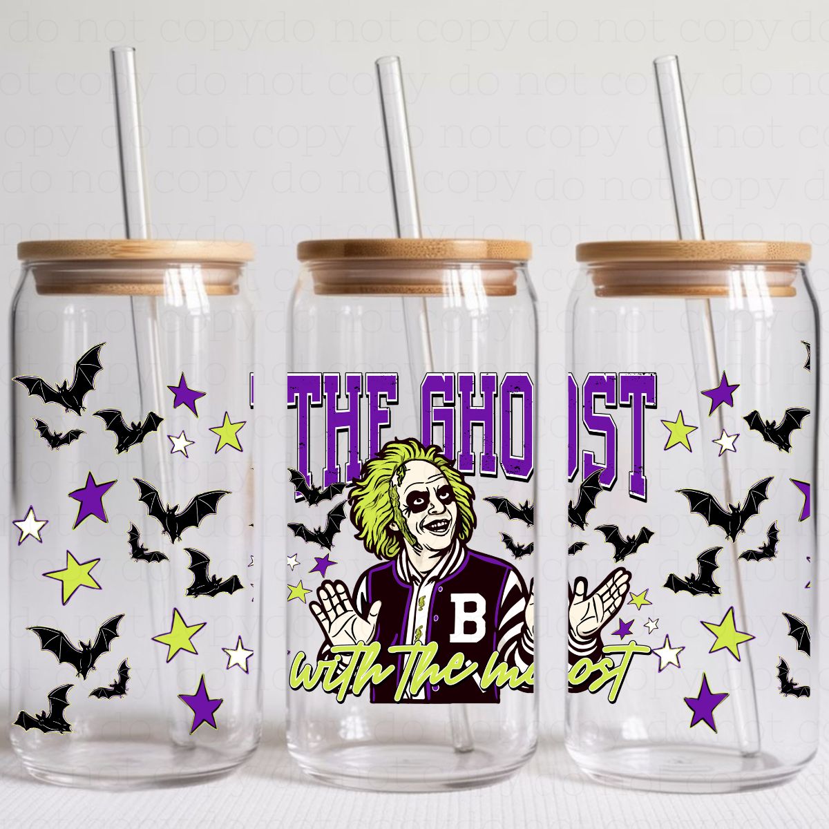 THE GHOST WITH THE MOST - UV DTF