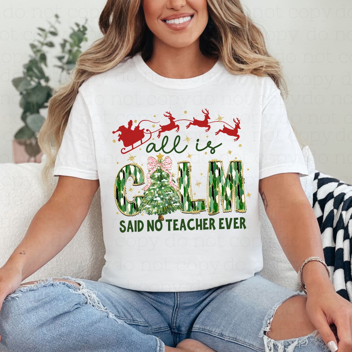 COQUETTE ALL IS CALM - DTF TRANSFER