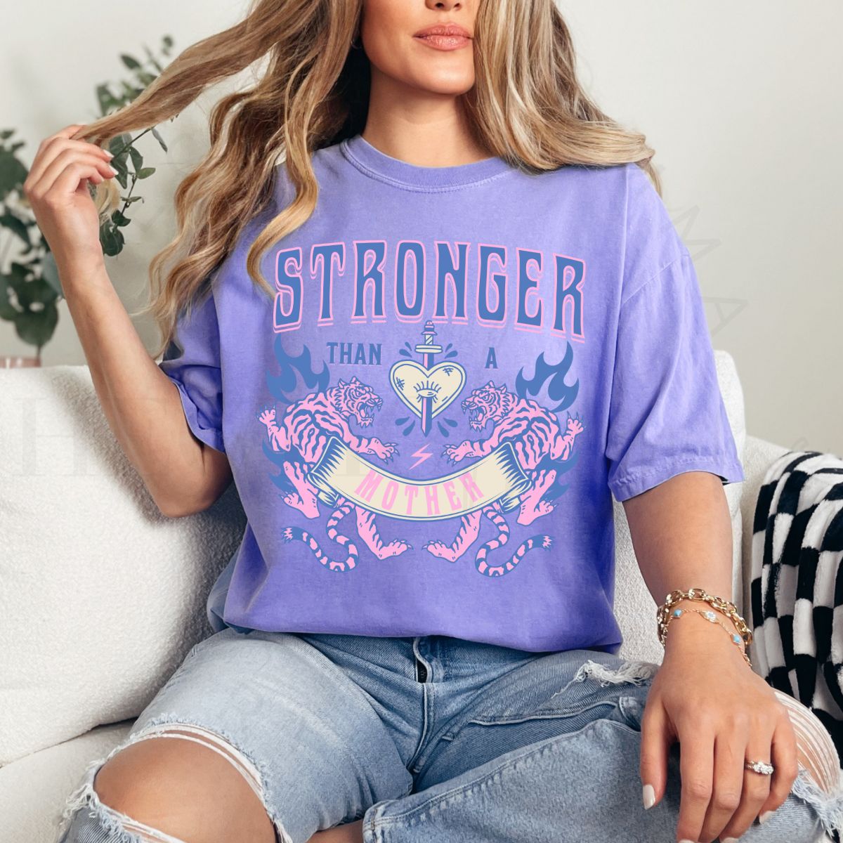 STRONGER THAN A MOTHER - DTF TRANSFER