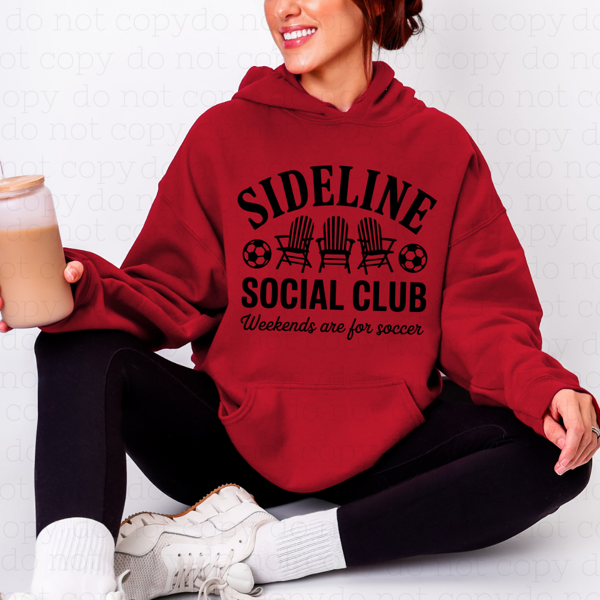 SIDELINE SOCIAL CLUB - DTF TRANSFER - Hectic Momma Printing
