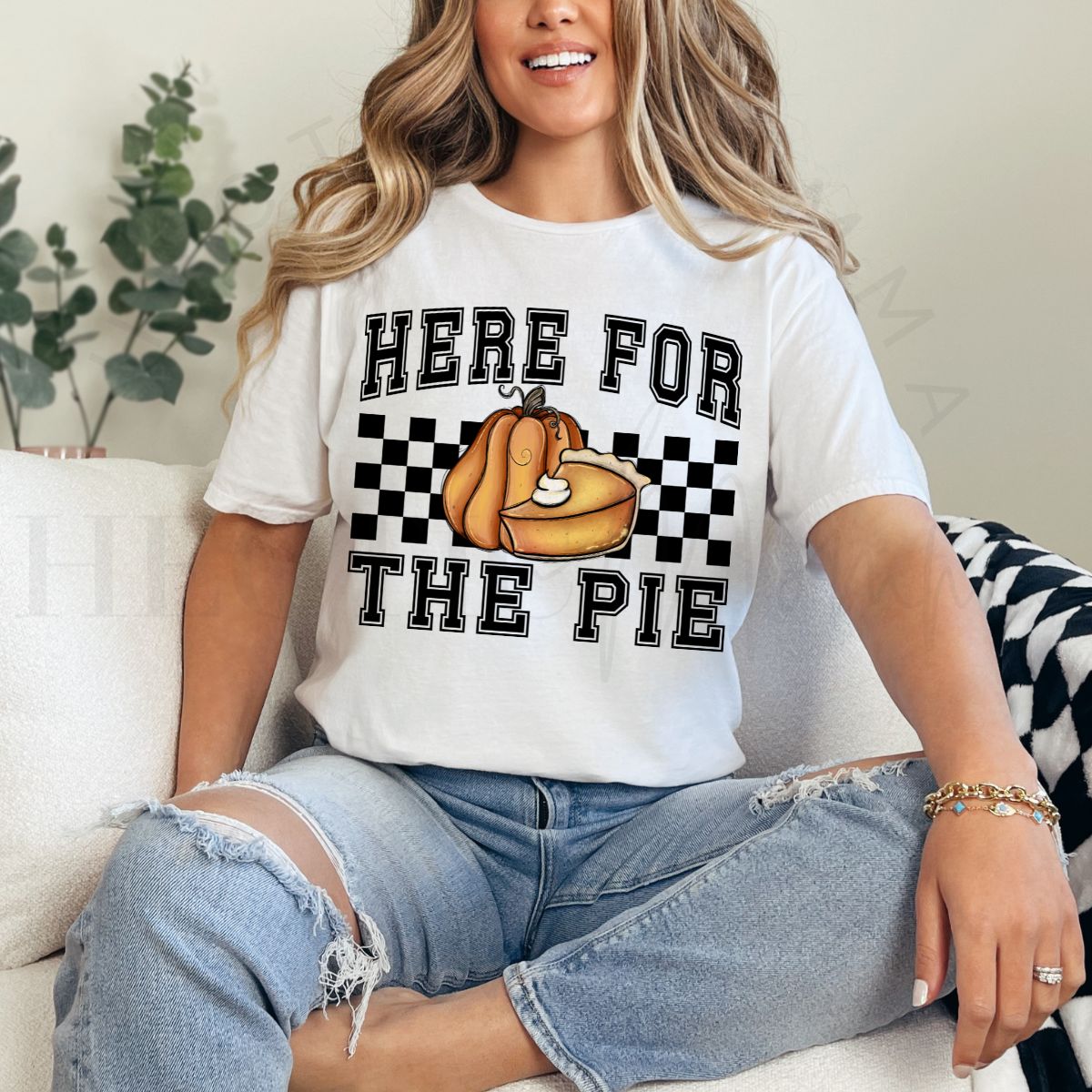 HERE FOR THE PIE - DTF TRANSFER