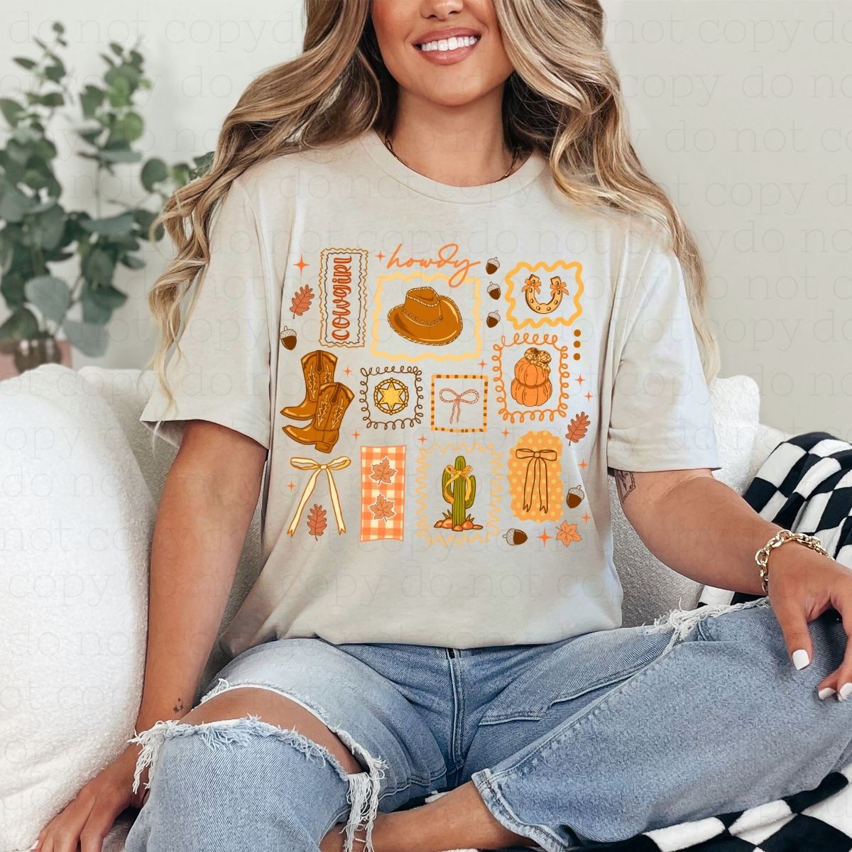 COQUETTE HOWDY COWGIRL - DTF TRANSFER