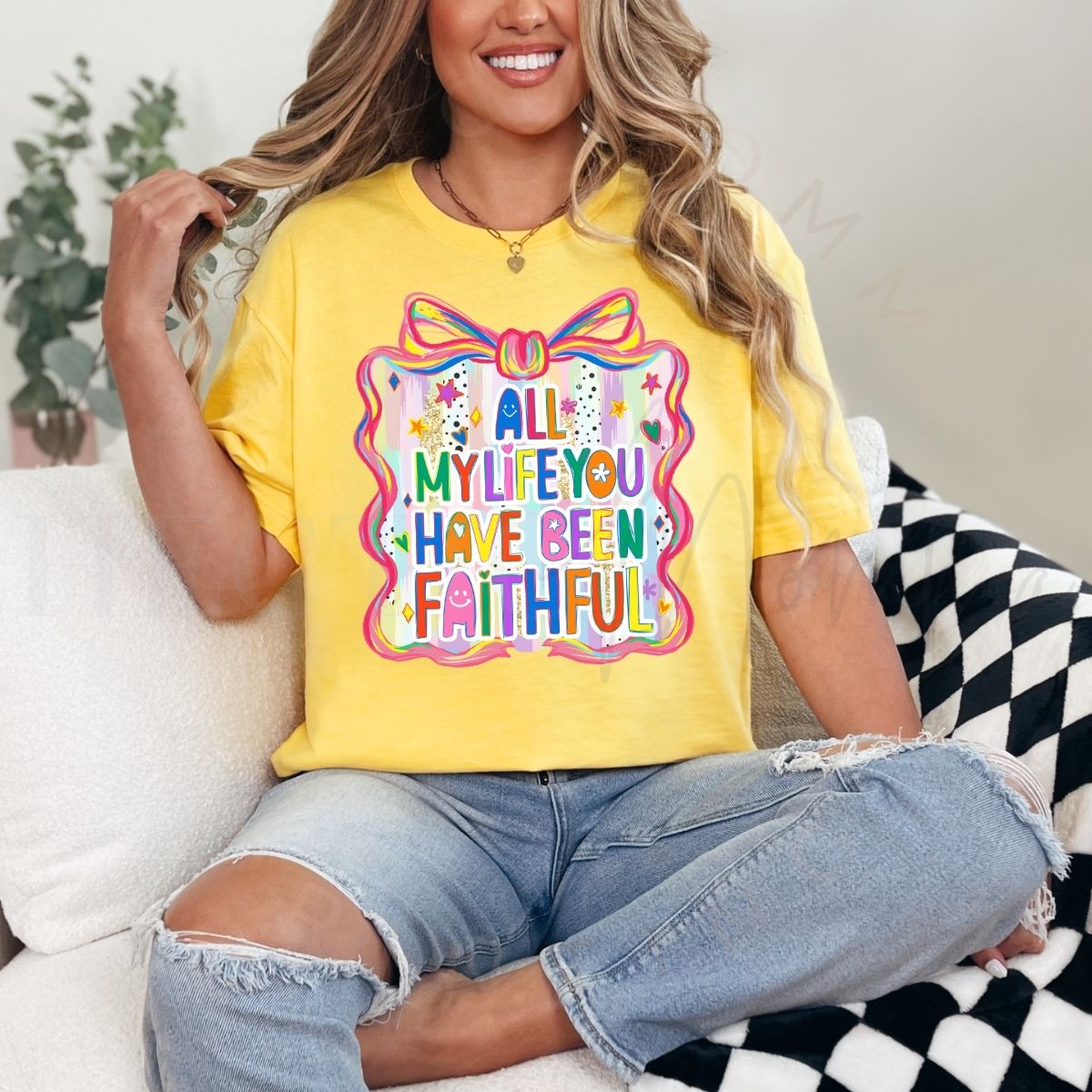 COQUETTE ALL MY LIFE YOU HAVE BEEN FAITHFUL - DTF TRANSFER